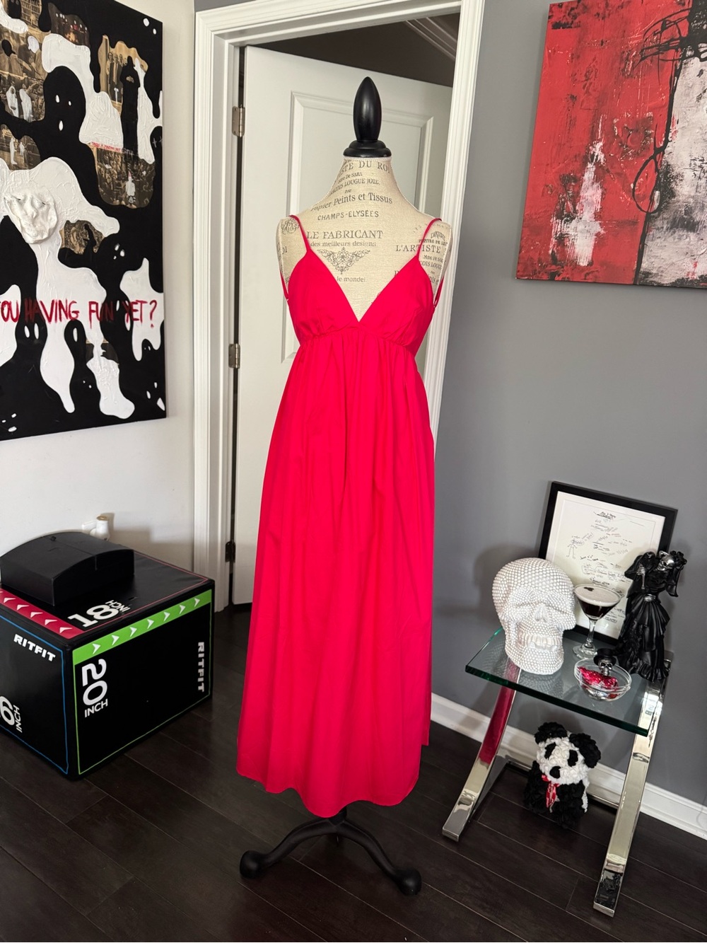 Commense Cowgirl Open Back Maxi Dress